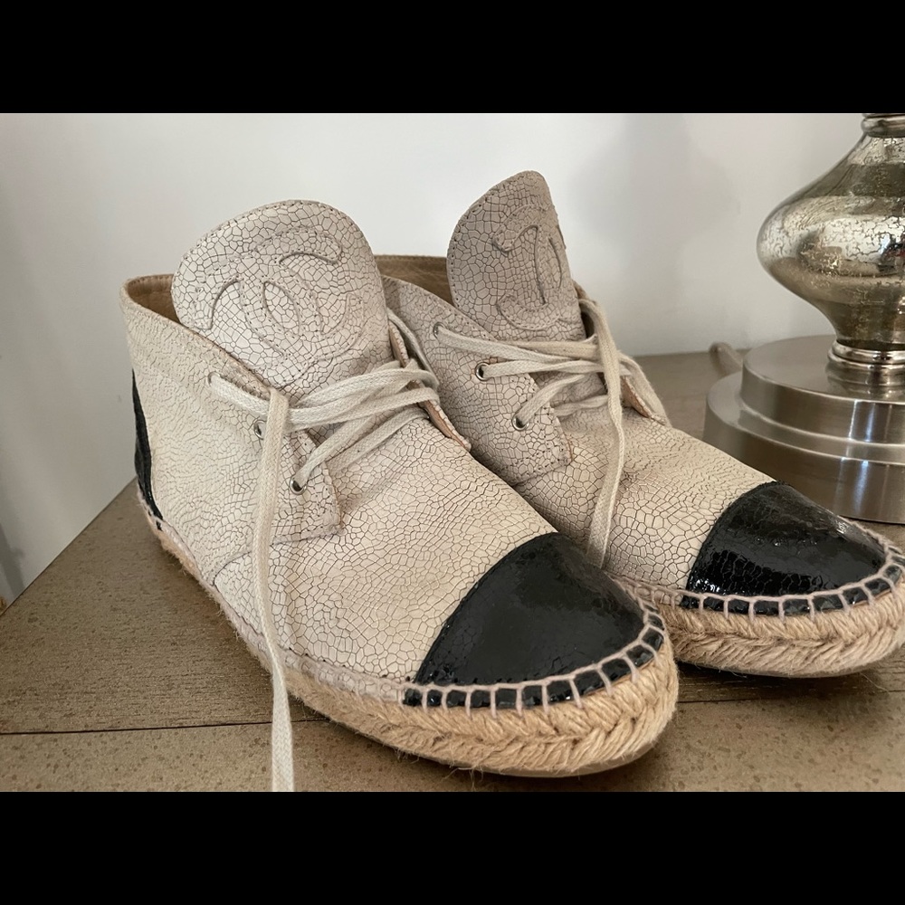 Chanel Espadrilles high tops